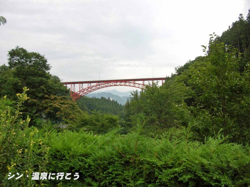 阿南温泉　かじかの湯　露天風呂からの景色