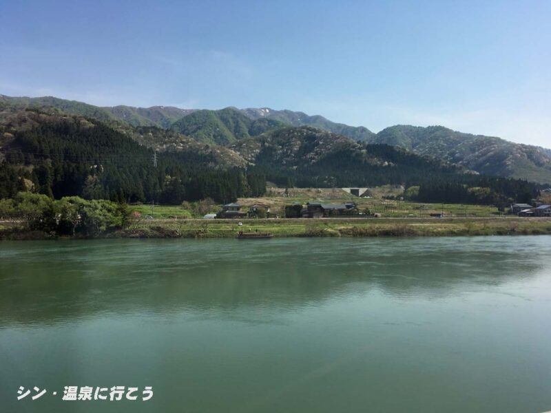 咲花温泉　碧水荘　客室からの景色