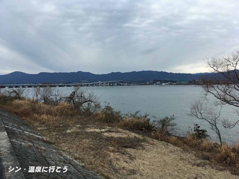 琵琶湖 美人の湯　守山湯元水春　琵琶湖大橋