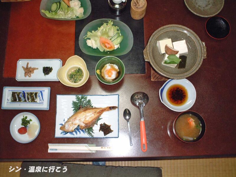 岩井温泉　花屋旅館　朝食