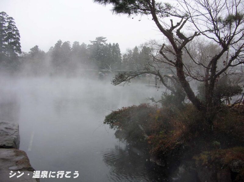 岳本温泉　下ん湯　金鱗湖