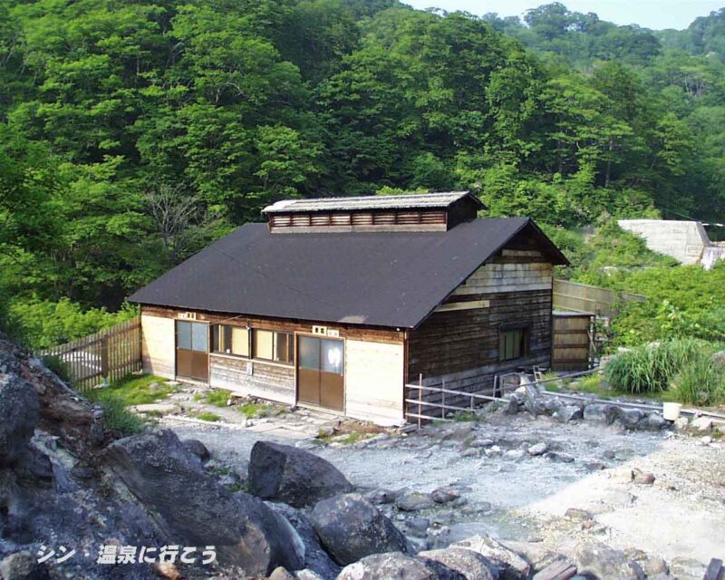 黒湯温泉　一番下の浴舎