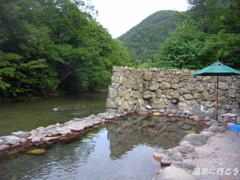 奥薬研温泉　夫婦かっぱの湯　露天風呂