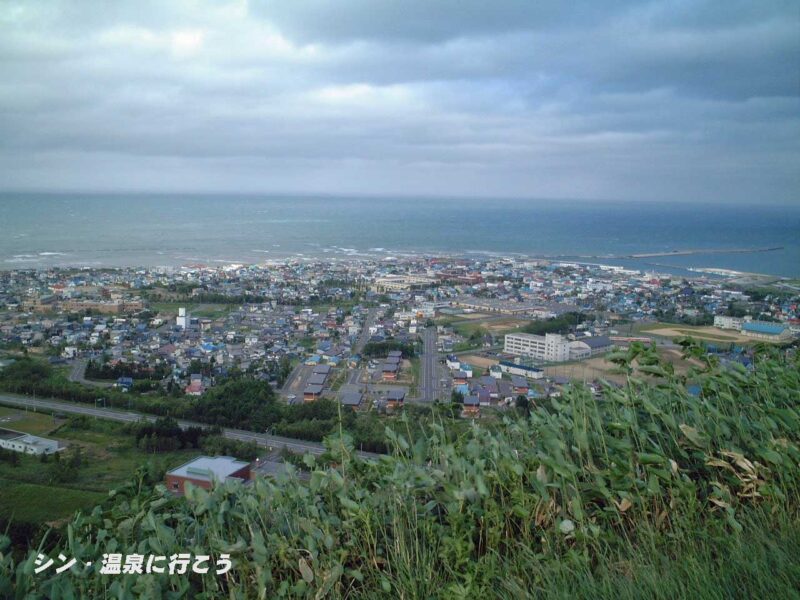 枝幸温泉　ホテルニュー光林　三笠山展望閣からの景色