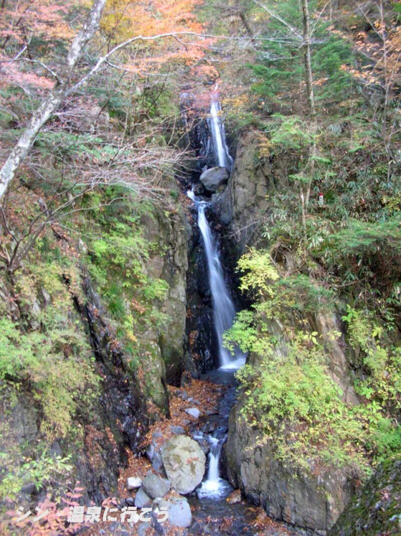 梅ヶ島温泉　三段の滝