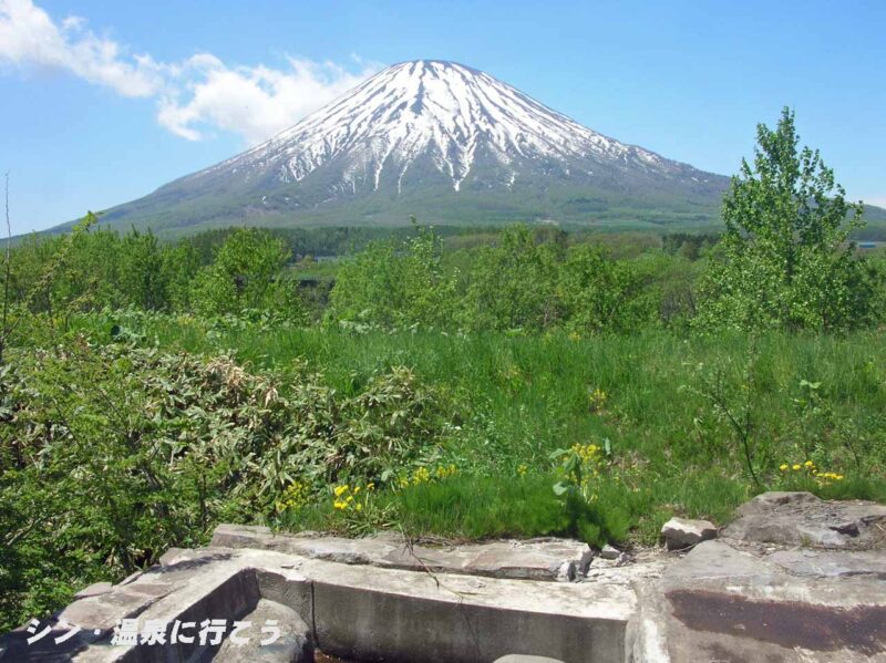 川上温泉　羊蹄山