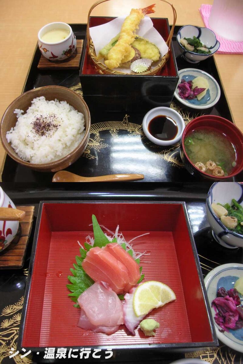 講武堀部温泉　鹿島多久の湯　食事