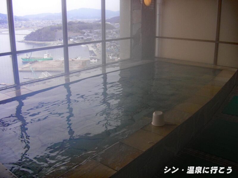 西浦温泉　和のリゾートはづ　展望大浴場