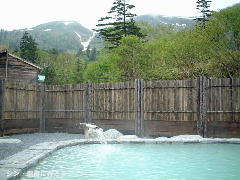 高原温泉　大雪高原山荘　露天風呂