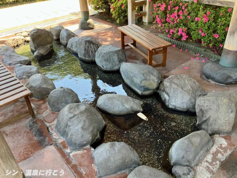 城崎温泉　温泉寺前の足湯