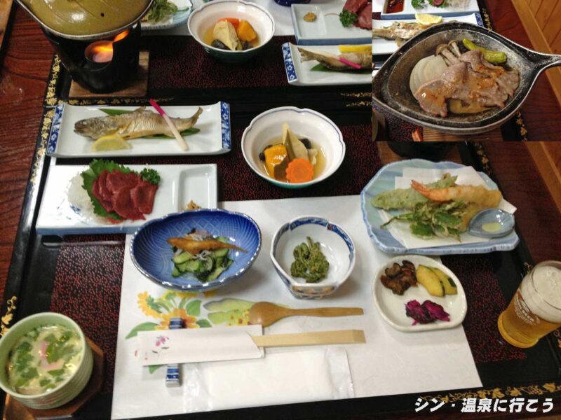 さわんど温泉　ホテル杣乃家　夕食