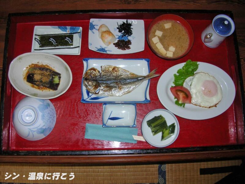 下部温泉　元湯甲陽館　朝食