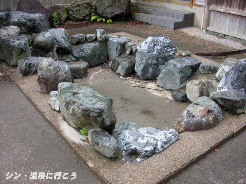 新穂高温泉　蒲田の湯　露天風呂