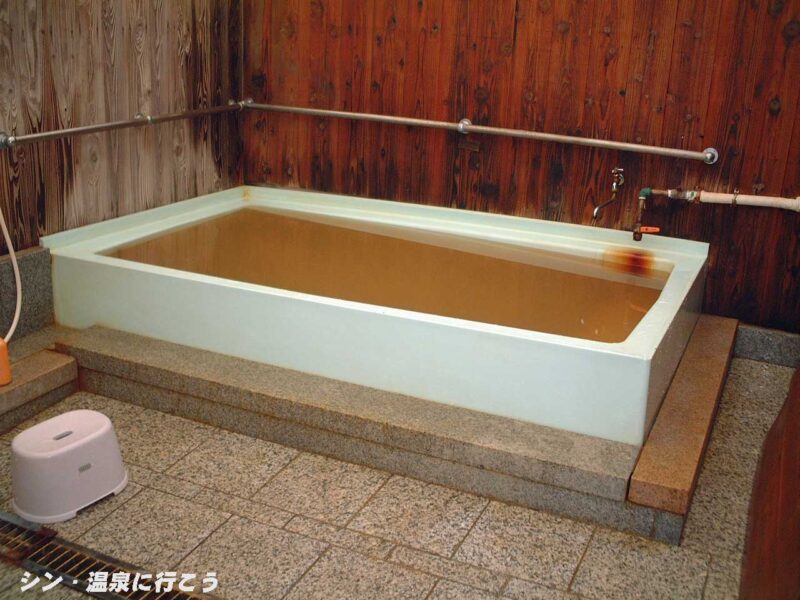 鍬渓山塩井温泉　改装後女湯