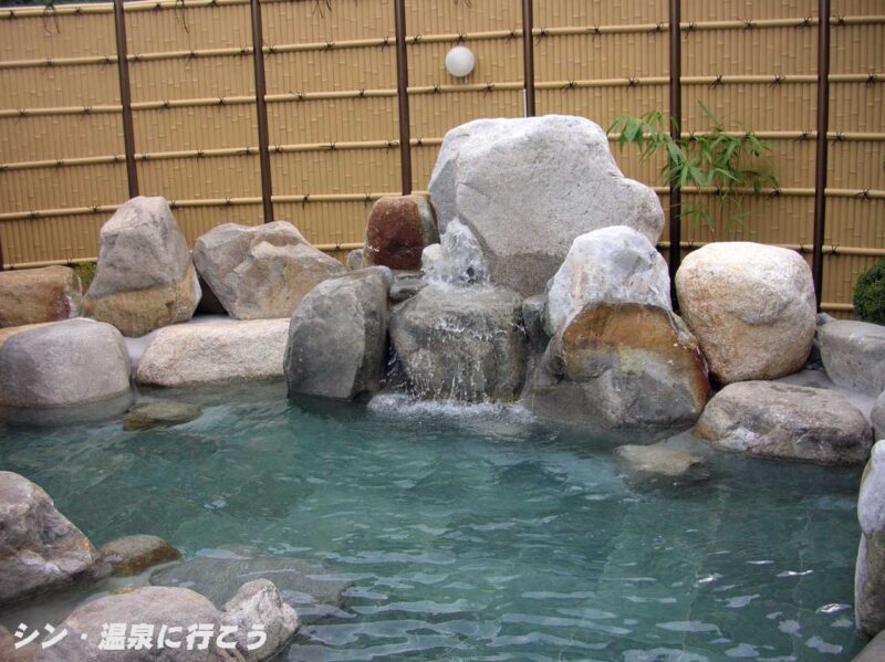 信州まつかわ温泉　清流苑　露天風呂