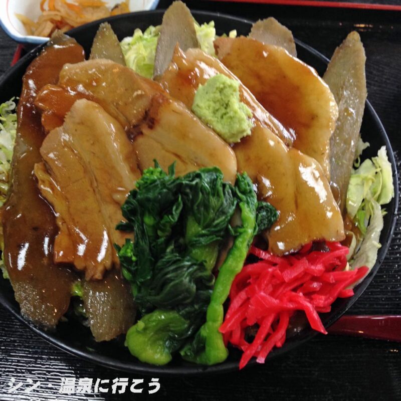 信州まつかわ温泉　清流苑　ごぼとん丼