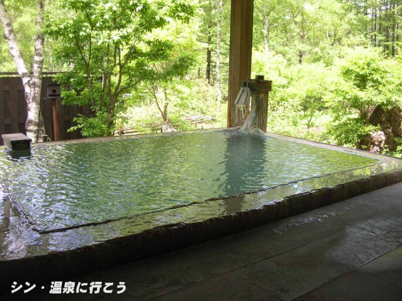白骨温泉　小梨の湯 笹屋　浴室