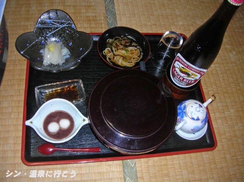 下風呂温泉　かどや旅館　夕食