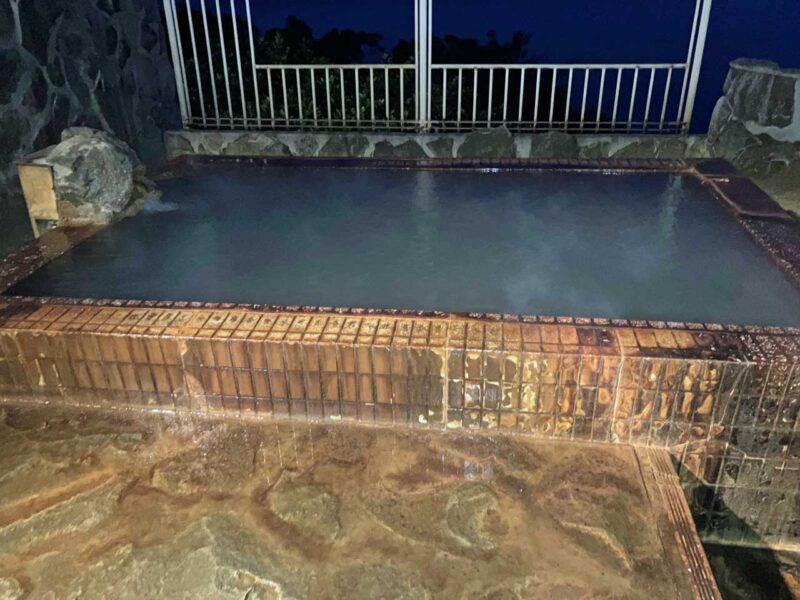 古里温泉　桜島シーサイドホテル　男女別露天風呂