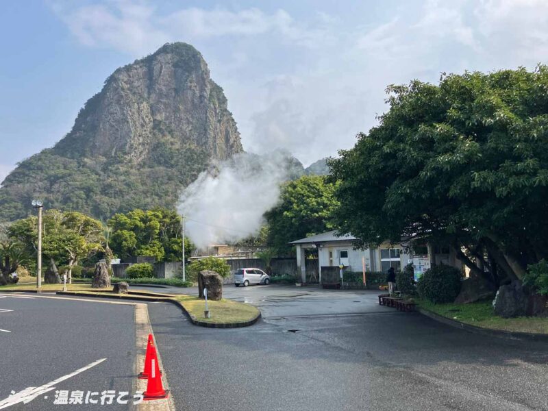 伏目温泉　ヘルシーランド露天風呂　湯煙