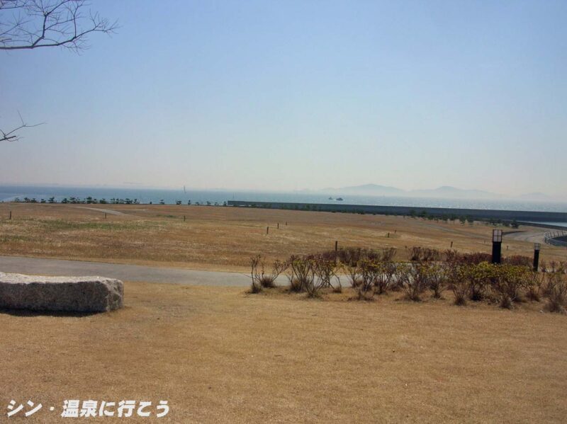 ラグーナの湯 足湯からの景観