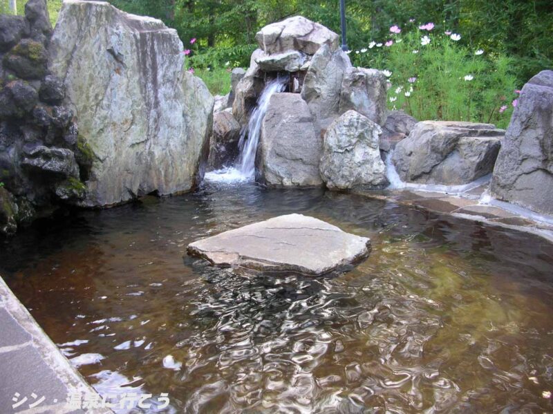高ボッチ温泉　ホテル鳴神　露天風呂