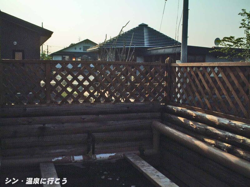 湿原温泉　民宿つるい　露天風呂からの景観