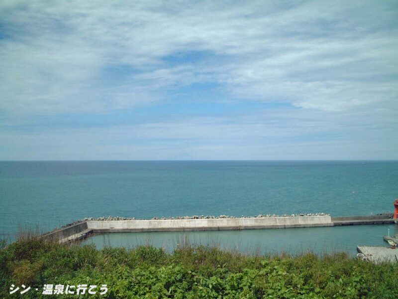 しょさんべつ温泉　岬の湯　露天風呂からの景観