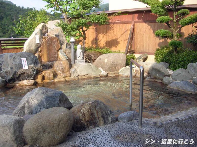 シルク温泉　やまびこ　露天風呂