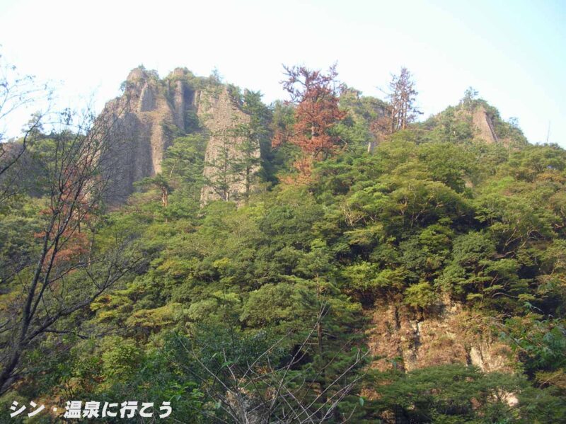 立久恵峡温泉　御所覧場　露天風呂からの景観