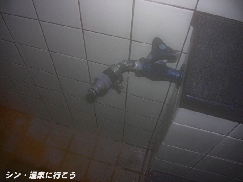 シララ温泉　民宿北都　浴室の蛇口