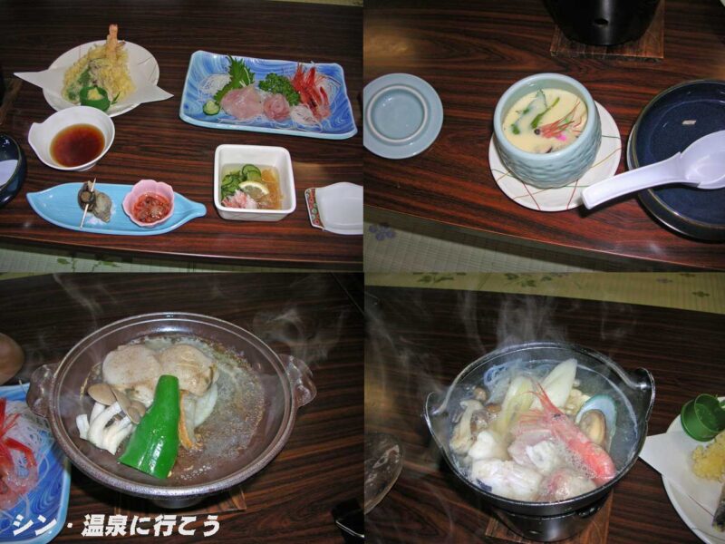シララ温泉　民宿北都　夕食