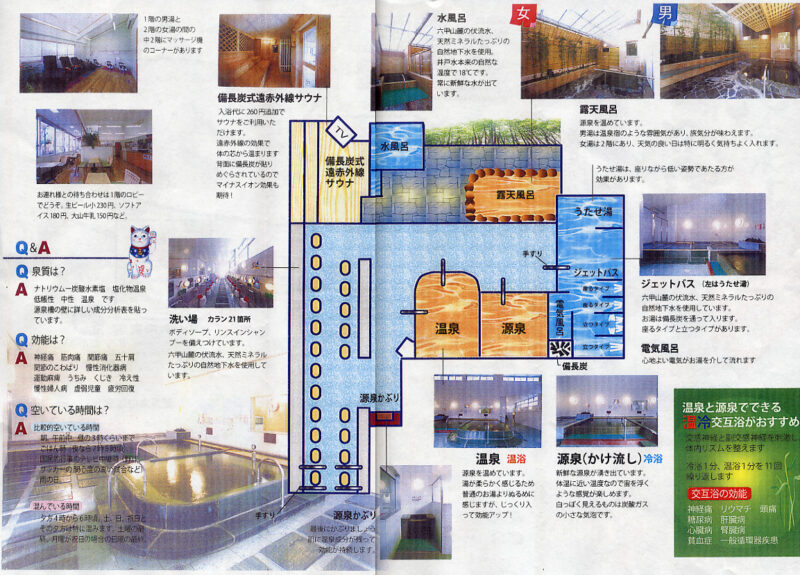 水道筋灘温泉　灘温泉水道筋店　フライヤー２