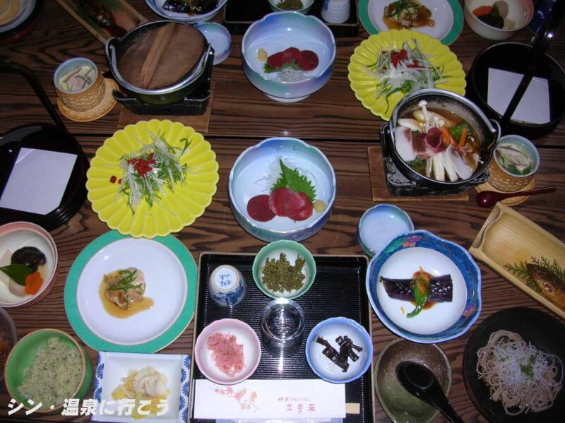 寸又峡温泉　求夢荘　夕食