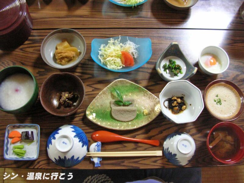 寸又峡温泉　求夢荘　朝食