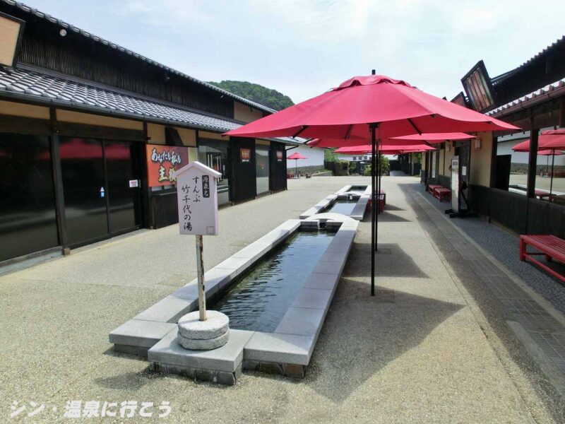 すんぷ竹千代の湯 すんぷ夢ひろば足湯 2回目