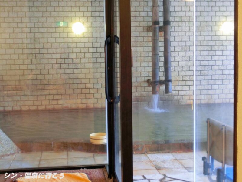 湯谷温泉　湯の風HAZU　大浴場半露天風呂