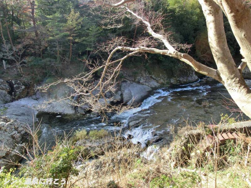湯谷温泉　湯の風HAZU　露天風呂からの景観