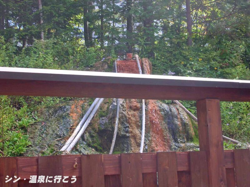 濁河温泉 ひゅって森の仲間 泉源