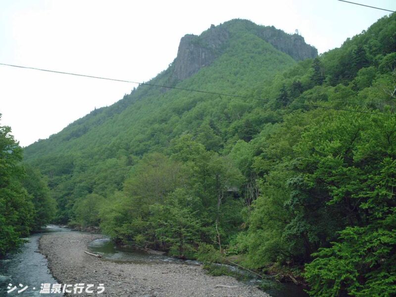 層雲峡温泉　桂月荘　石狩川