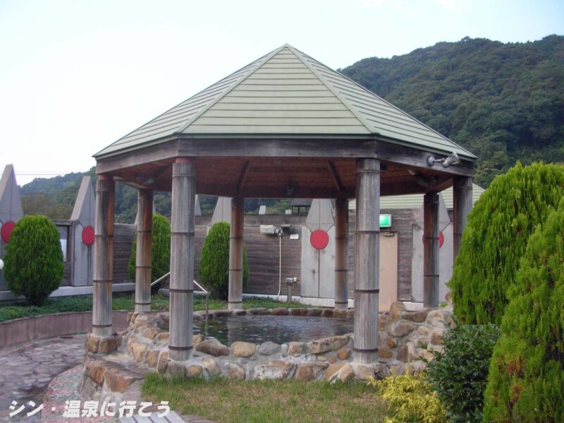 東日登温泉　おろち湯ったり館　屋上の露天風呂