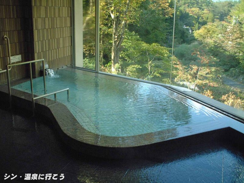 斐乃上温泉 ヴィラ船通山 1階の浴槽