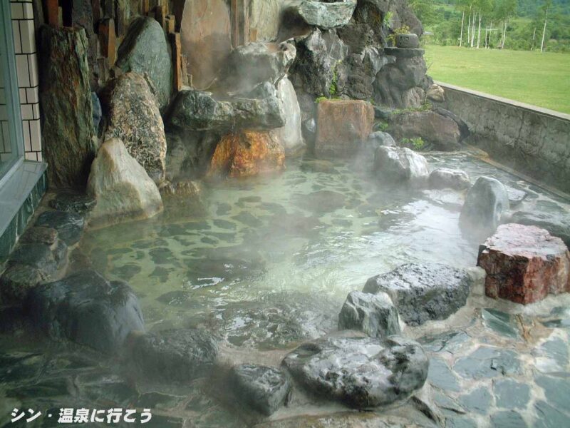 天塩川温泉　音威子府住民保養センター　露天風呂