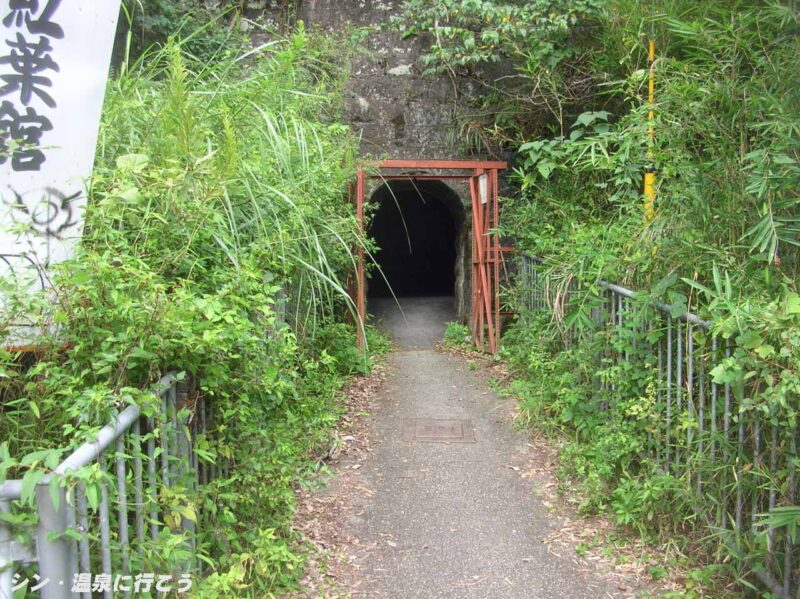 武田尾温泉　紅葉館 仮設露天風呂　道中