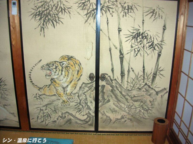 湯抱温泉 中村旅館 襖絵
