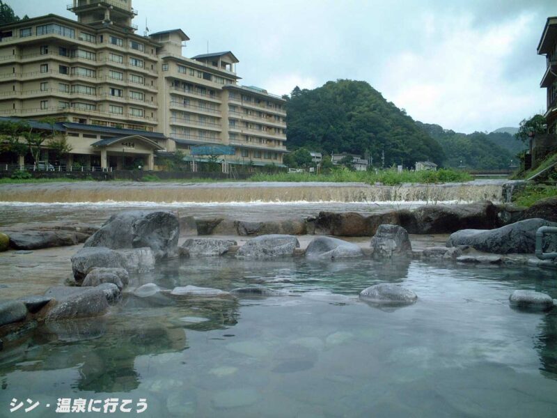 三朝温泉 河原風呂(2002年)
