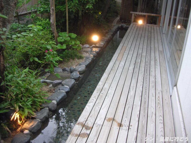 三朝温泉　三朝館　足湯