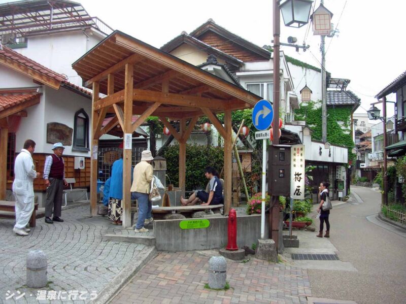 三朝温泉　足湯（薬師の湯）
