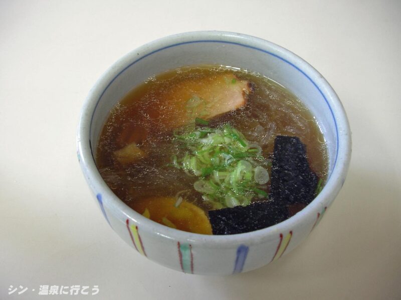 花白温泉　花白の湯　寒天ラーメン