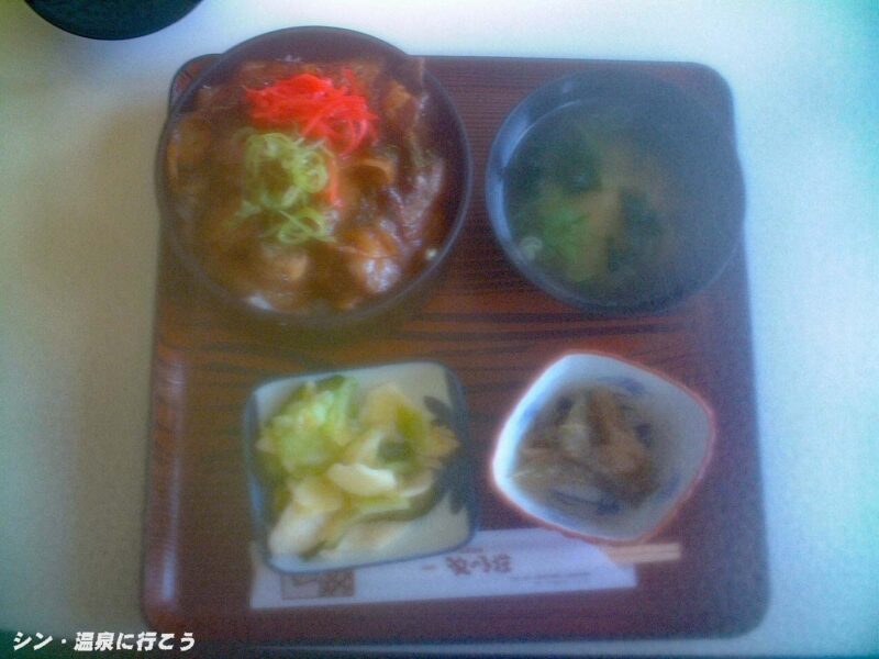 ナイタイ高原温泉　亀の子荘　猪豚丼